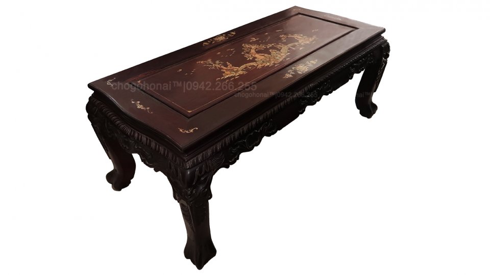 SALON GỖ GỤ KHẢM TRAI | 10 MÓN