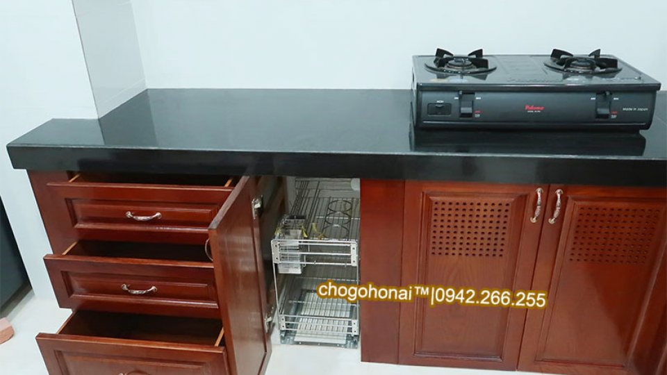 TỦ BẾP GỖ SỒI | S-101